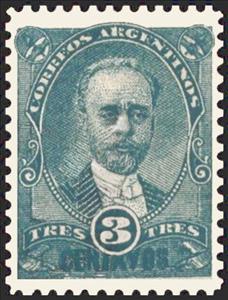 Stamp, Miguel Ángel Juárez Celman (1844-1909), Argentina,  , Famous People, Men, Politicians