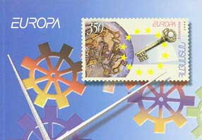 Booklet, Europa (C.E.P.T.) 2006 - Integration, Armenia,  , Antiracism, C.E.P.T. / Europe, Gears, Immigrants, Keys, Stars
