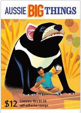 Booklet, The Big Tasmanian Devil, Mole Creek, Tasmania, Australia,  , Animals (Fauna), Statues