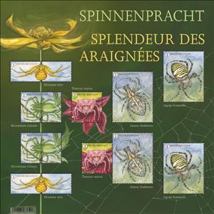 Mini Sheet, Spiders, Belgium,  , Spiders
