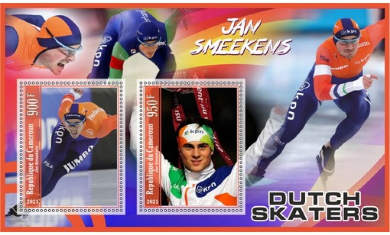 Sport Dutch skaters Jan Smeekens