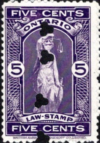 Ontario Law Stamp 5c