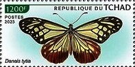 Stamp, Danais tytia, Chad,  , Animals (Fauna), Butterflies, Insects