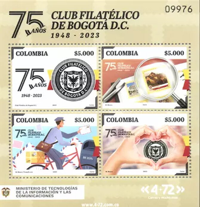Philatelic Club of Bogotá, 75 Years