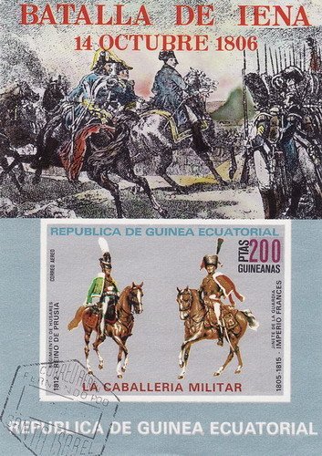 Prussian Hussar (1812) and French Guardsman (1805)