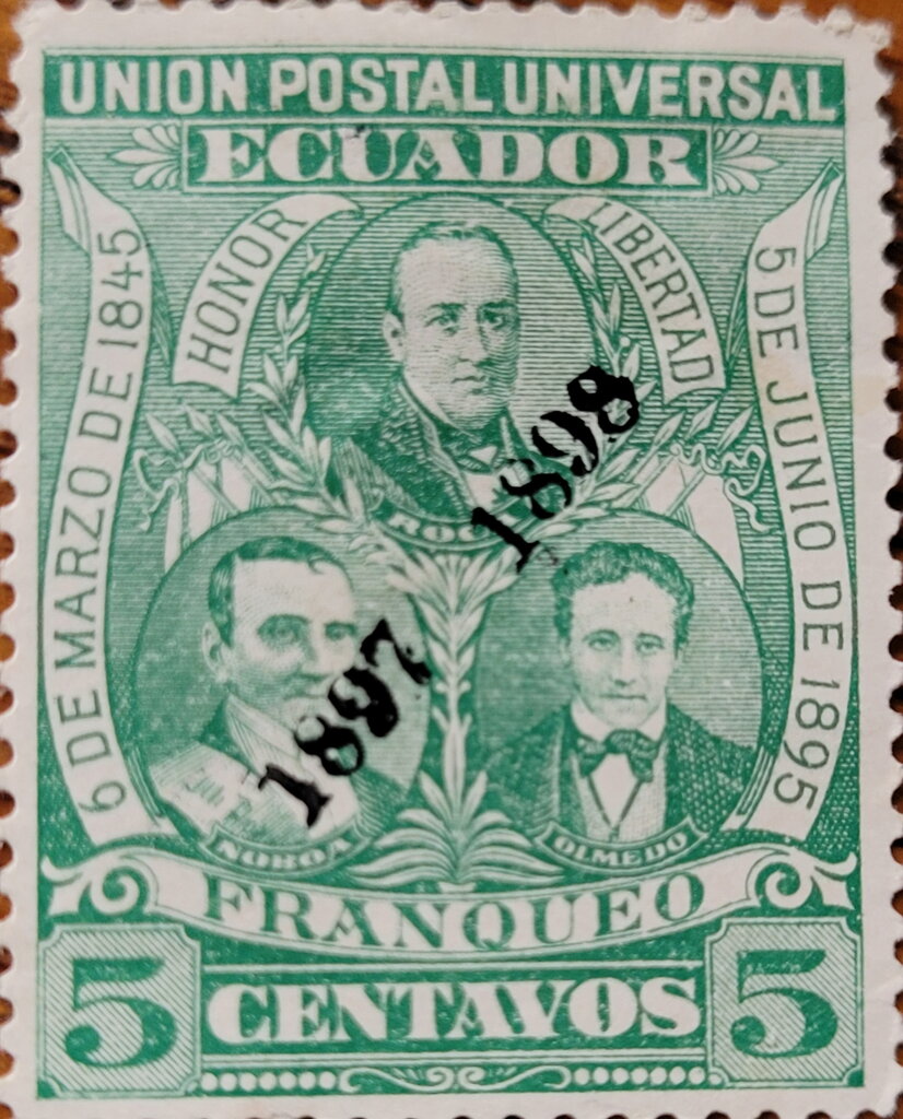 Success of the Liberal Party 1897 1898 overprint