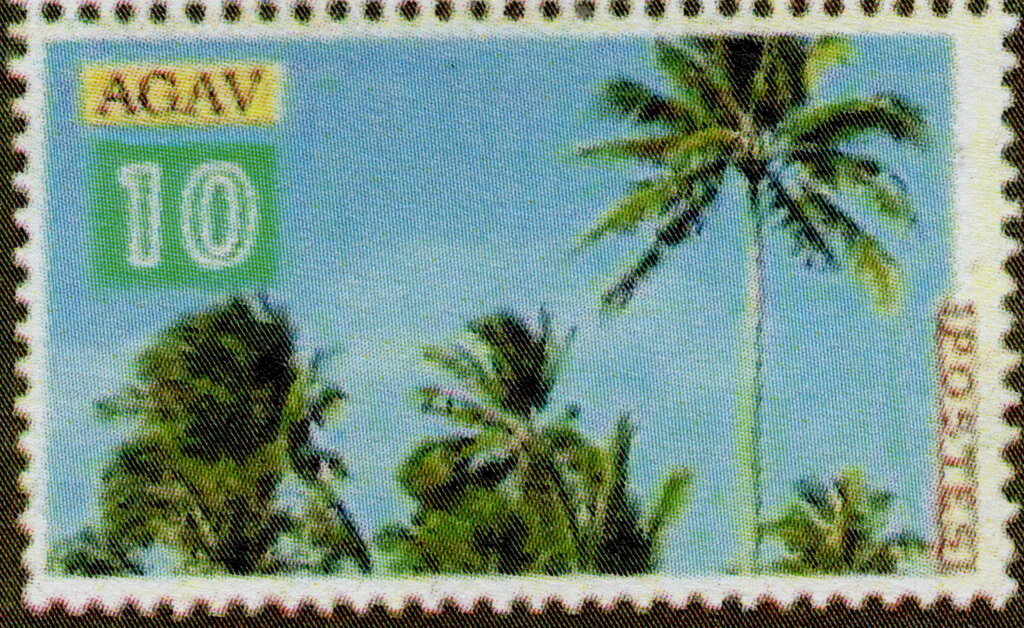 Agav Postage - Coconut palm trees
