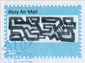 Stamp, Atoy Air Mail - Local Art, Fantasy Issues,  , Art