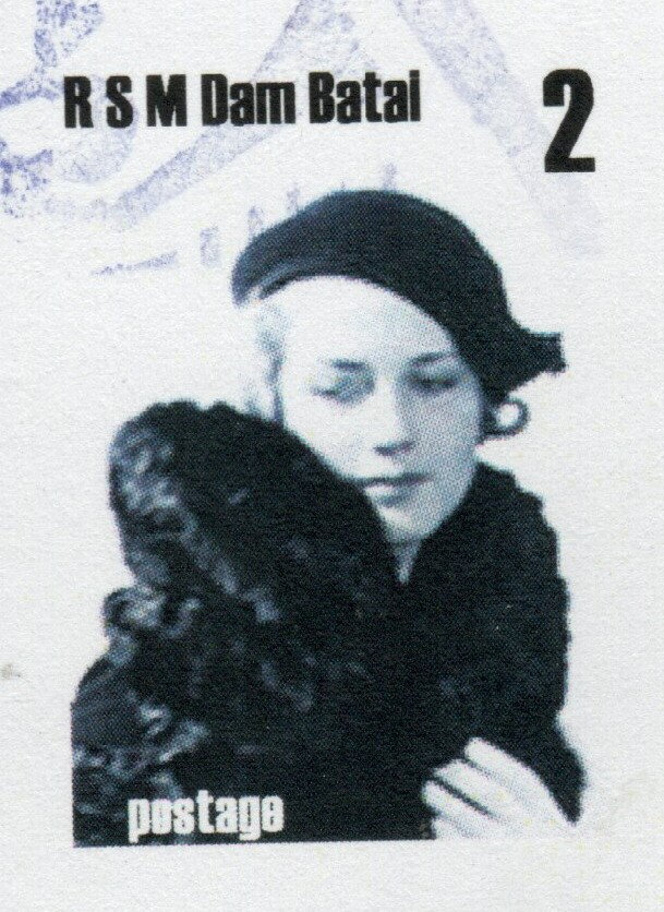 Dam Batai - R S M ( Vintage photo Woman with fur coat)