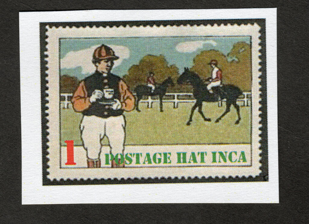 Dam Batai Province: Hat Inca Horse Jockey drinking tea