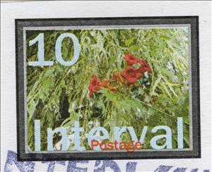 Stamp, Dam Batai Province: Interval Red Wild flowers, Fantasy Issues,  , Flowers, Plants (Flora)