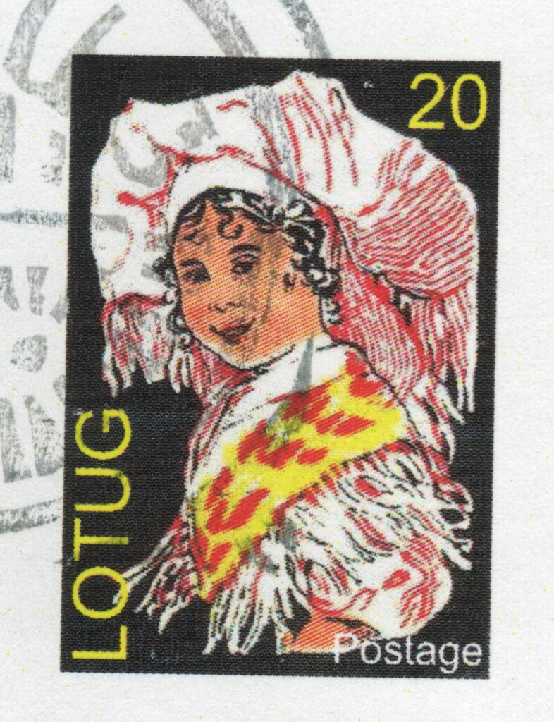 Lotug Postage - Woman in Fancy Dress