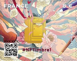 Stamp, Cryptostamp #1 - Mailbox, France,  , Mailboxes