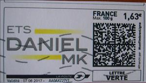 Stamp, Ets Daniel MK, France,  , Building Industry