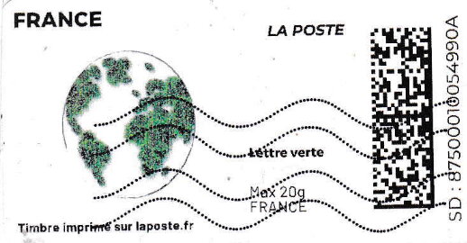 Green Earth 2. in dark green Redesign without Laposte logo