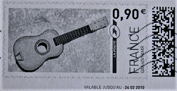 Guitar in black