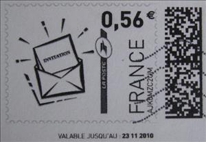 Stamp, Invitation in an envelope, France,  , Letters (Mail)