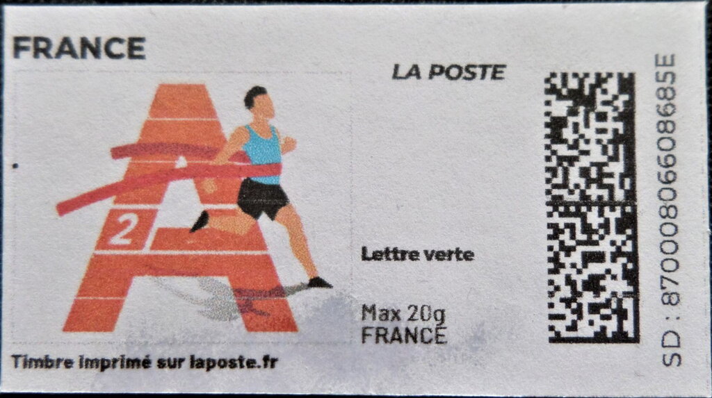 Letter A Athletics. Redesign without Laposte logo