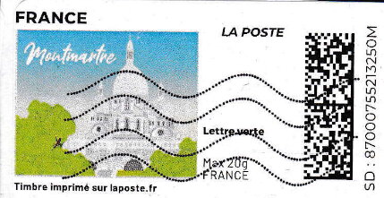 Montmartre in Colour. Redesign without laposte logo