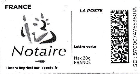 Notaire. Redesign without laposte logo