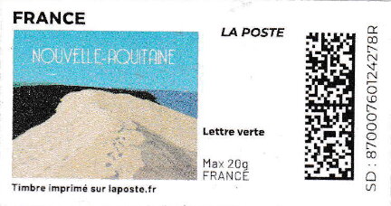 Nouvelle Aquitane. Redesign without laposte logo
