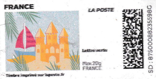 Summer. Sand Castle. Redesign without laposte logo