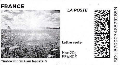Sunny Field.in black. Redesign without laposte logo