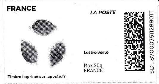 Three Leaves in black. Redesign without laposte logo