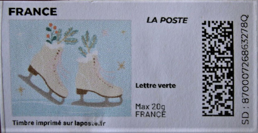 Winter. Skates. Redesign without Laposte logo