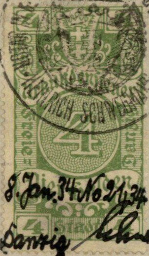Eagle overprinted