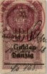 Prussian revenue, overprinted