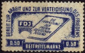 Stamp, FDJ, Germany, Democratic Republic,  , Books