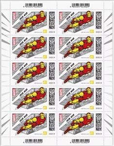 Full Pane, Iron Man, Germany, Federal Republic,  , Cartoons, Comics