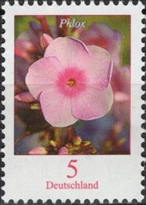 Stamp, Phlox, Germany, Federal Republic,  , Flowers, Plants (Flora)
