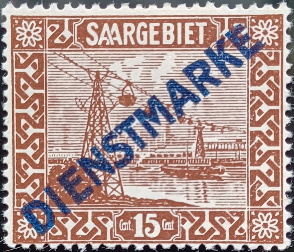 Wire-rope Railway / o'prnt(B) DIENSTMARKE