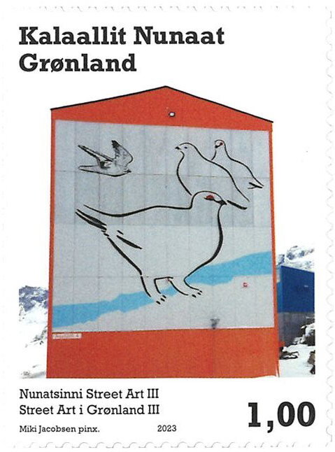 Mural of Birds by Miki Jacobsen