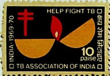 Stamp, Oil Lamps, India,  , Lamps and Candles, Tuberculosis / TBC