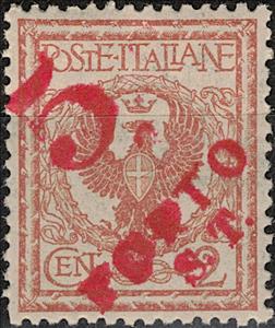 Stamp, Coat of Arms surch. and ovpt., Italy - Occupation of Trentino and Venezia-Giulia,  , Coats of Arms, Heraldic Animals
