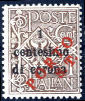 Stamp, Eagle and Ornaments ovptd., Italy - Occupation of Trentino and Venezia-Giulia,  , Coats of Arms, Heraldic Animals