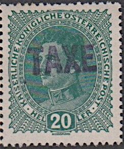 Stamp, Emperor Karl I handst. TAXE, Italy - Occupation of Trentino and Venezia-Giulia,  , Emperors, Heads of State, Royalty