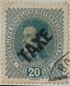 Stamp, Emperor Karl I, oblique handst. TAXE, Italy - Occupation of Trentino and Venezia-Giulia,  , Emperors, Heads of State, Royalty