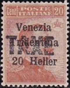 Stamp, King Victor Emmanuel III handst. TAXE, Italy - Occupation of Trentino and Venezia-Giulia,  , Famous People, Heads of State, Kings, Royalty