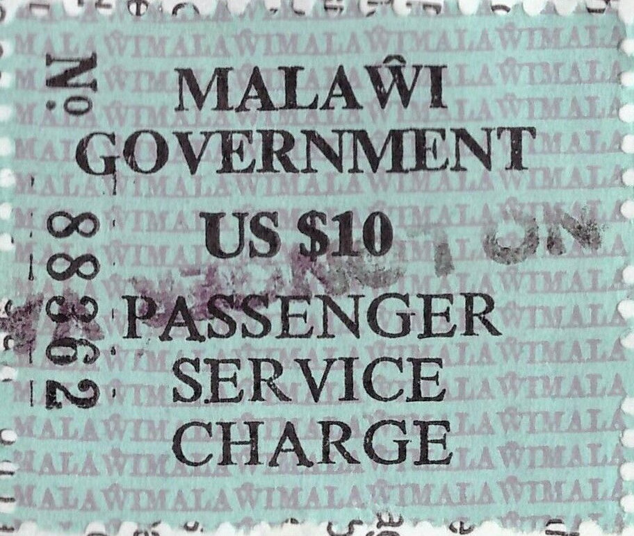 Malawi Government - Passenger Service Charge