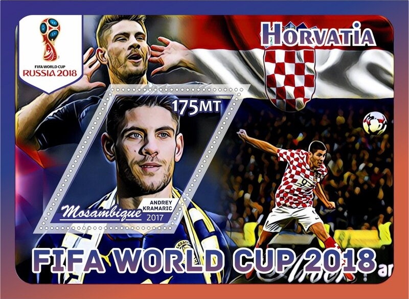 FIFA World Cup Football Soccer in 2018 Croatia Players