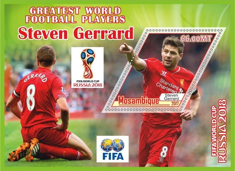 FIFA World Cup Football Soccer in 2018 Player Steven Gerrard