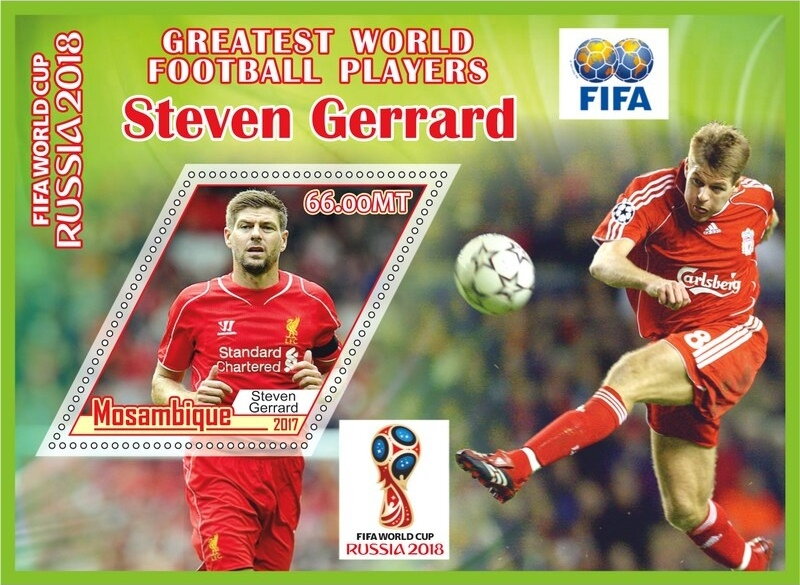 FIFA World Cup Football Soccer in 2018 Player Steven Gerrard