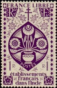 Stamp, London Series, French Colonies,  