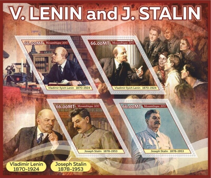 Stalin and Lenin
