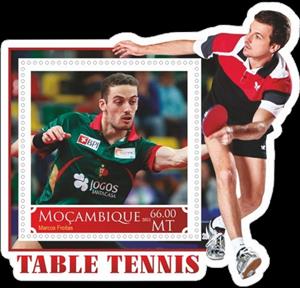 Souvenir Sheet, Table Tennis Players, Mozambique,  , Sports, Table Tennis