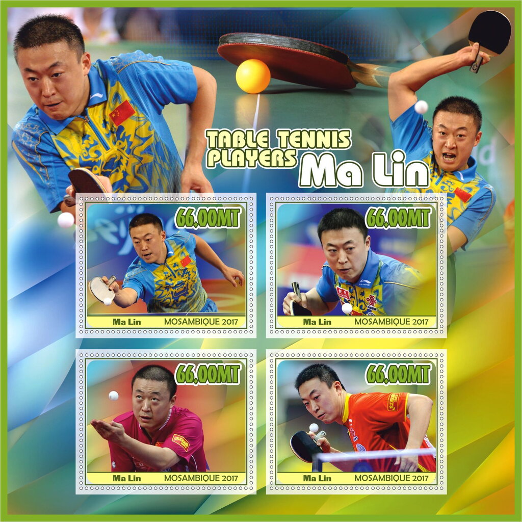 Table Tennis Players Ma Lin